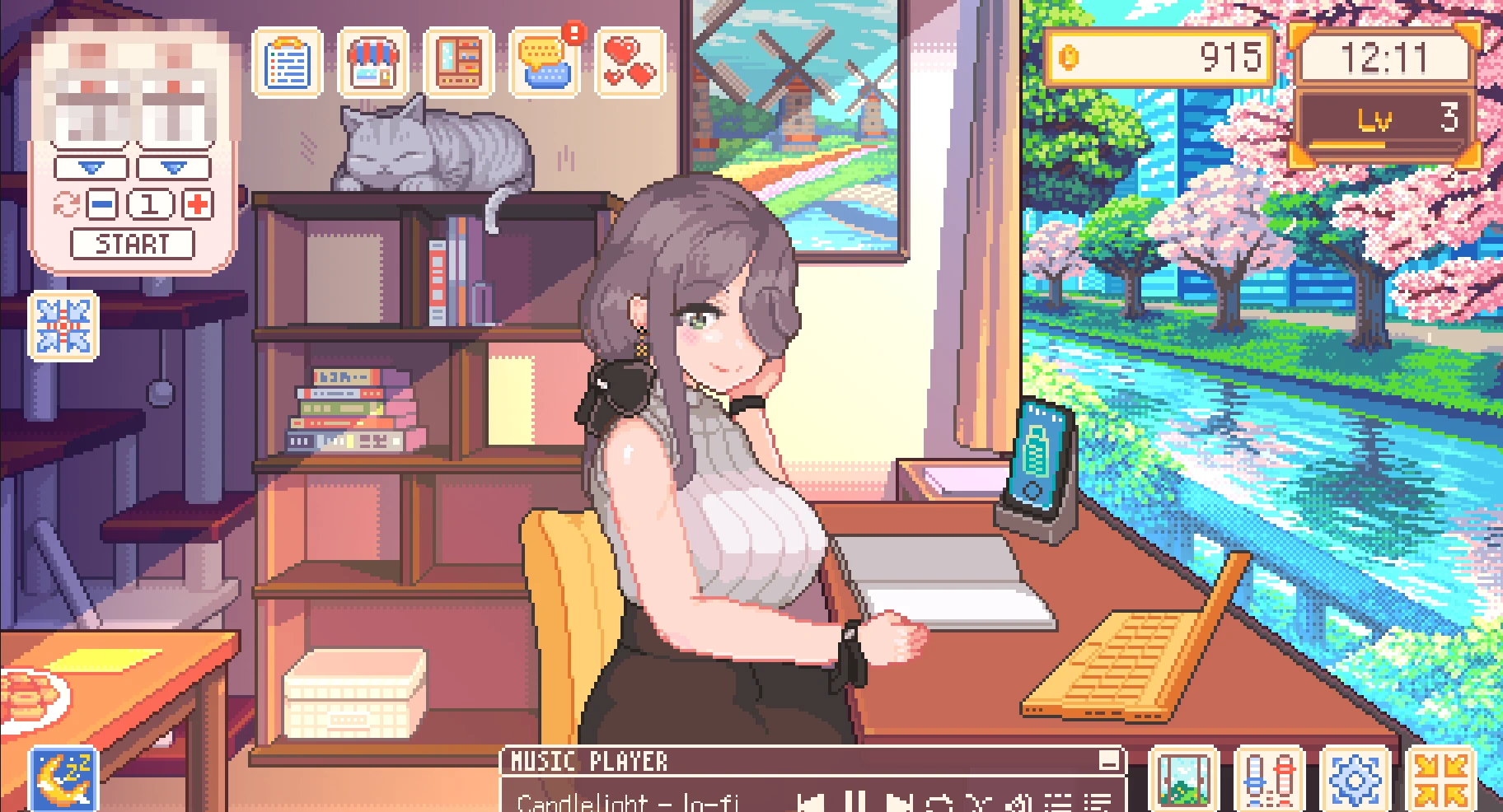 时雨的慵懒时光 v1.0.3 试玩版 【百度/2G/FM】 【纯爱同居像素动态SLG/新作】